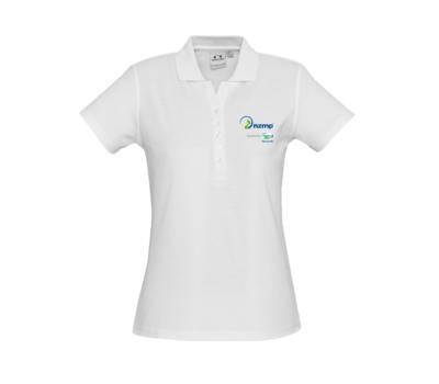 image of NZMP Ladies Polo Shirt - White