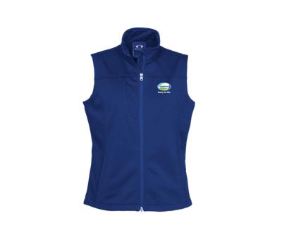 image of Fonterra Ladies Soft Shell Vest - Blue