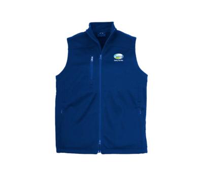 image of Fonterra Mens Soft Shell Vest - Blue
