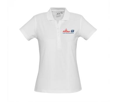 image of Anchor Food Professionals Ladies Polo Shirt - White