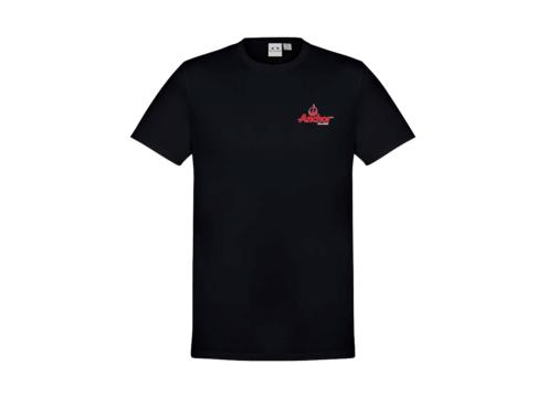 product image for Anchor Black Mens Tee Shirt - Red Logo 